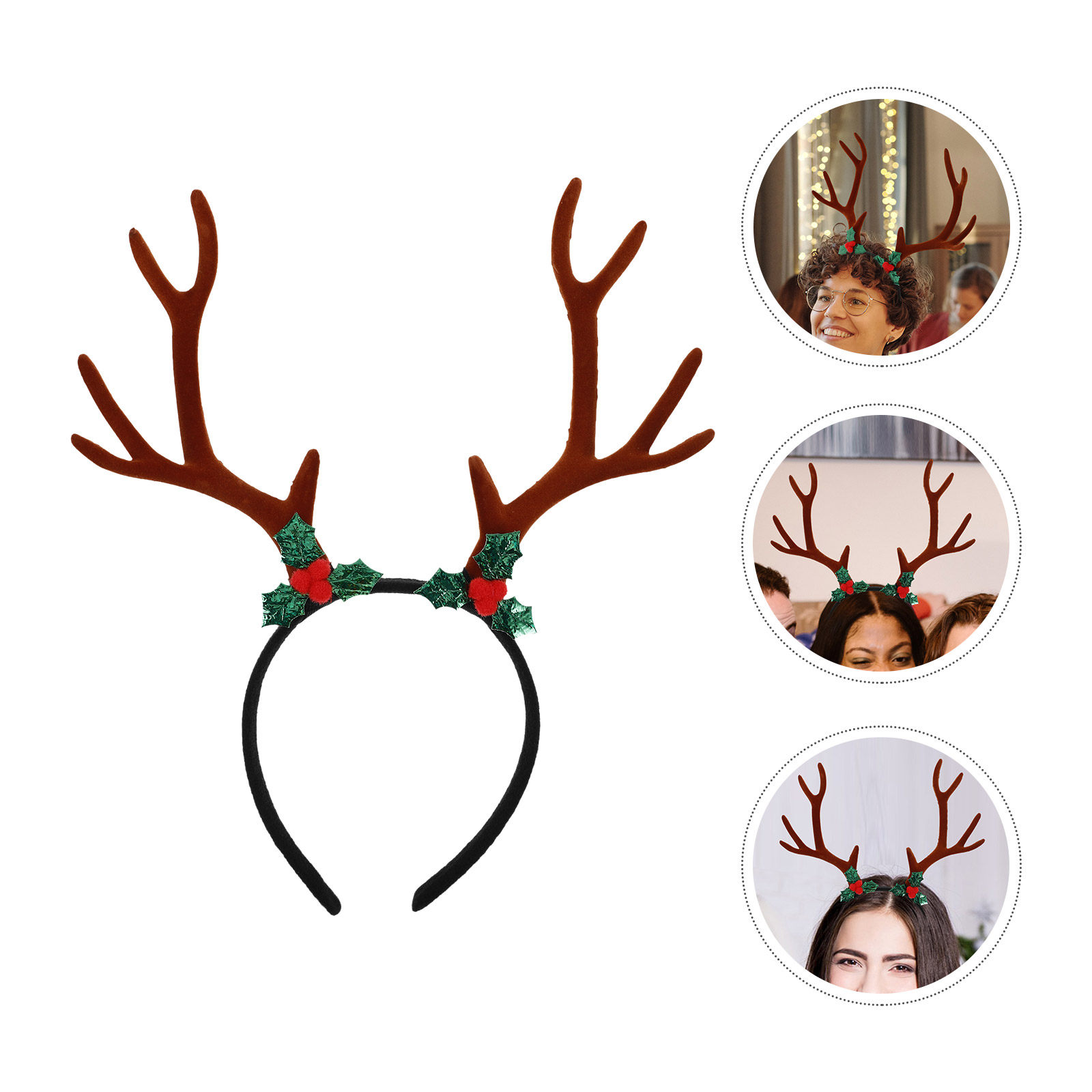 Grote Feestelijke Rendiergewei - Reindeer Antlers Headband recensie en prijs
